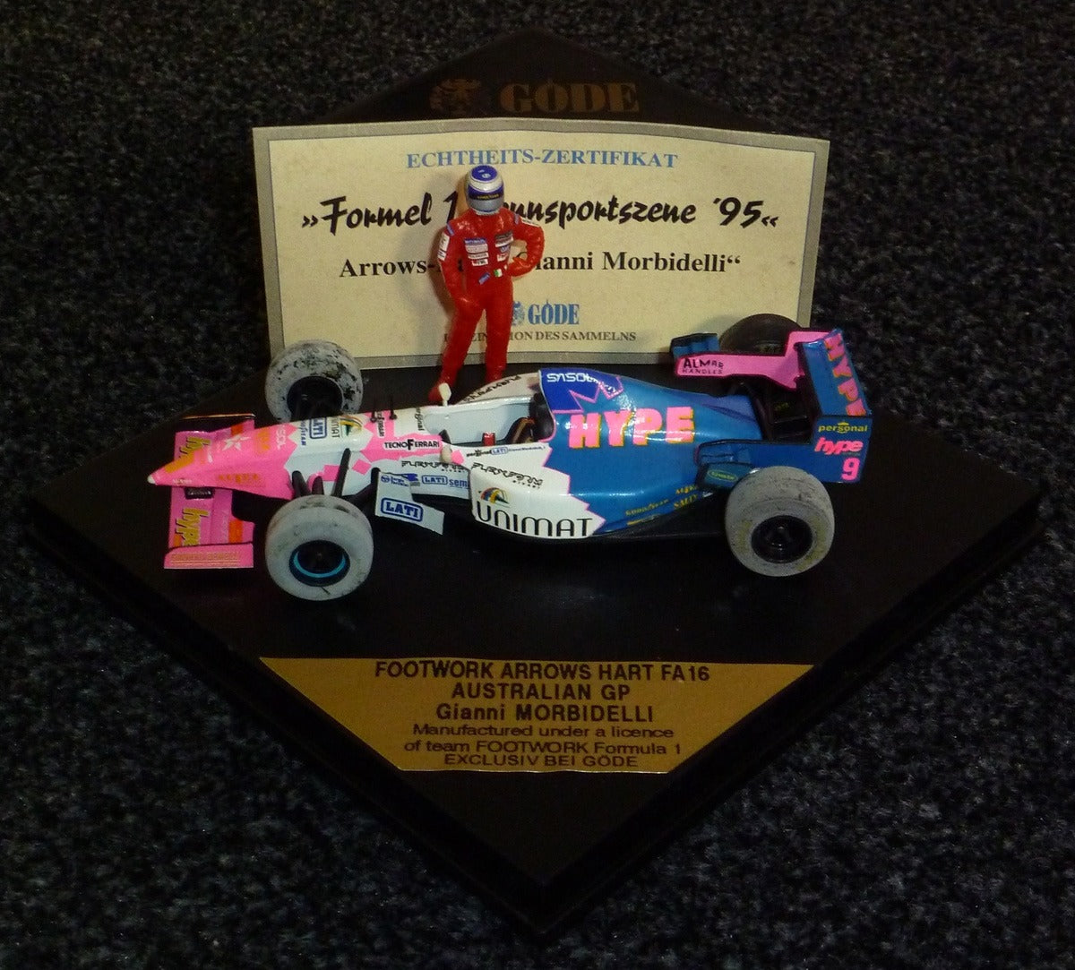 Onyx 1/43 259 Footwork Arrows Hart FA 16 Canada Gianni Morbidelli Onyx 1/43 259 Footwork Arrows Hart FA 16 Canada Gianni Morbidelli