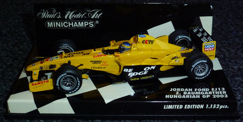 2003 - Jordan Ford EJ13 - Zsolt Baumgartner - Hongaarse GP