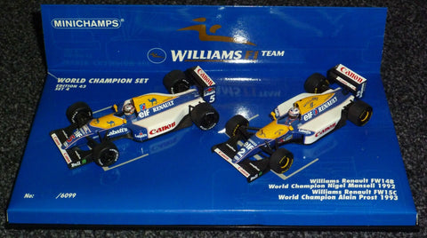 1992 / 1993 - Williams Renault FW14B / Williams Renault FW15C - Nigel Mansell / Alain Prost - World Champion Set 4 - Yuui's F1 scale models