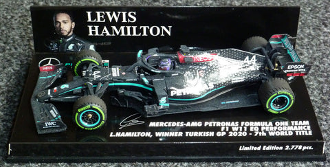 2020 - Mercedes-AMG Petronas F1 Team F1 W11 EQ Performance - Lewis Hamilton - Winnaar Grand Prix van Turkije - 7e wereldtitel