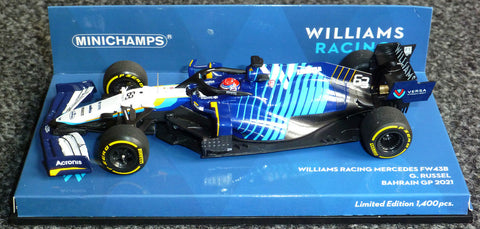 2021 - Williams Racing Mercedes FW43B - George Russell - Bahrain GP