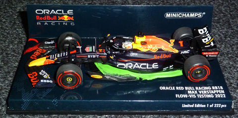2022 - ORACLE RED BULL RACING RB18 - MAX VERSTAPPEN - FLOW-VIS TESTING