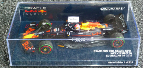 2025 - Oracle Red Bull Racing RB21 - Max Verstappen - 2nd Australian GP 2025 (Minichamps 1:43)