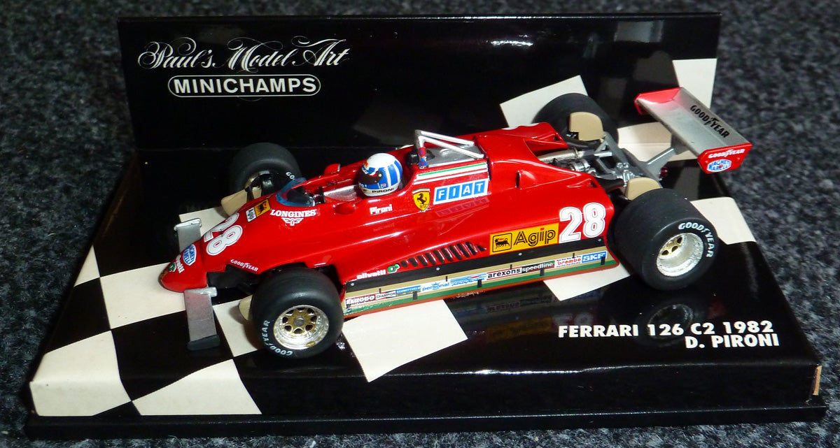 1982 - Ferrari 126C2 - Didier Pironi – Yuui's F1 scale models
