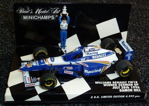 1996 - Williams Renault FW16 - Damon Hill - Winner German GP July 28th - Yuui's F1 scale models