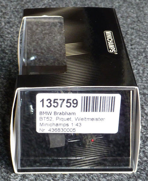 1983 - Brabham BMW BT52B - Nelson Piquet - World Champions Collection