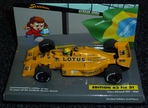 1987 - Lotus Honda 99T - Ayrton Senna - Herdenkingseditie (ASC#31)