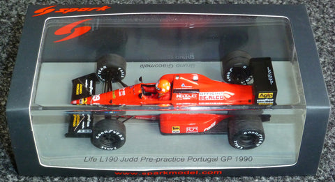 1990 - Life L190 Judd - Bruno Giacomelli - Pre-practice Portugal