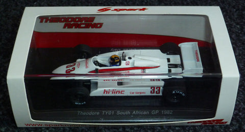 1982 - Theodore TY01 - Derek Daly - Zuid-Afrikaanse GP