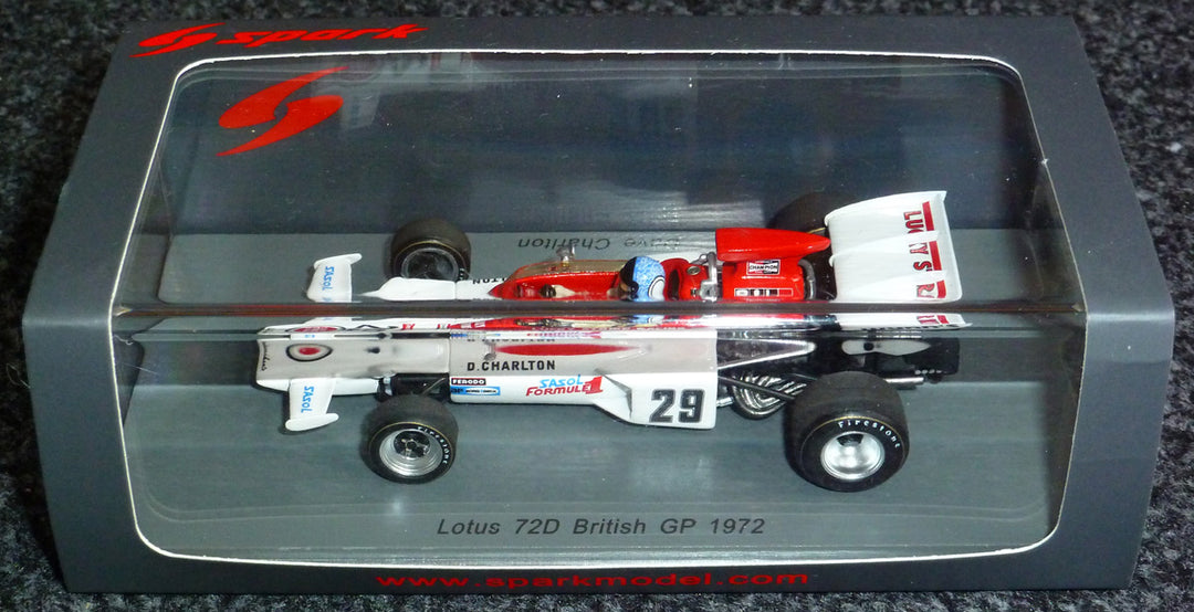 1:43 Minichamps Lotus Ford 72D Dave Charlton Usa Gp 1972 400720029 Modellino 1:43 Minichamps Lotus Ford 72D Dave Charlton Usa Gp 1972 400720029 Modellino