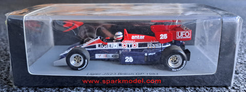 1984 - Ligier JS23 - Francois Hesnault - Britse GP