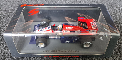 1984 - Ligier JS23 - Andrea de Cesaris - German GP