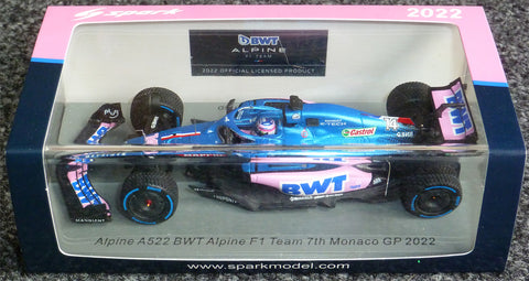 2022 - Alpine A522 BWT Alpine F1 Team - Fernando Alonso - 7e plaats Grand Prix van Monaco