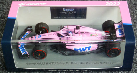 2022 - Alpine A522 BWT Alpine F1 Team - Fernando Alonso - 9e plaats Grand Prix van Bahrein