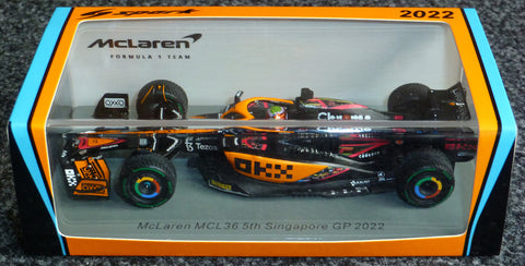 2022 - McLaren MCL36 - Daniel Ricciardo - 5e plaats Grand Prix van Singapore