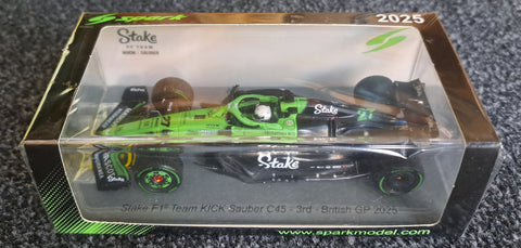 2025 - Stake F1 Team Kick Sauber C45 - Nico Hülkenberg - 3rd place Silverstone GP, 1st career podium (Spark 1:43)