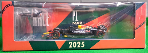 2025 - Oracle Red Bull Racing RB21 - Max Verstappen - Winnaar Amerikaanse GP (Spark 1:43)