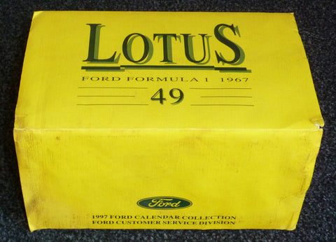 1967 - Lotus Ford 49 - 1997 Ford Calender Collection - Yuui's F1 scale models